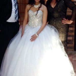 Ball gown prom formal pageant sweet 15 or 16
